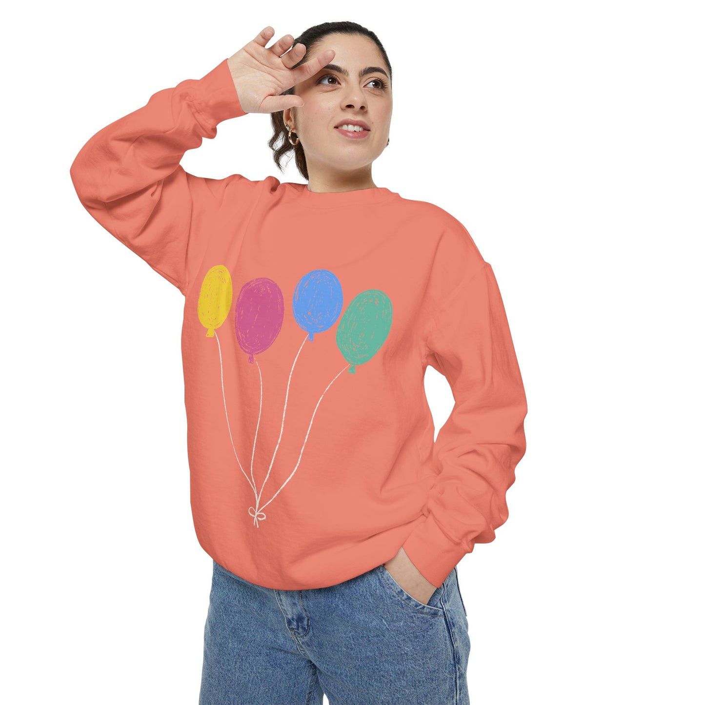 Colorful Balloon Design Unisex Sweatshirt