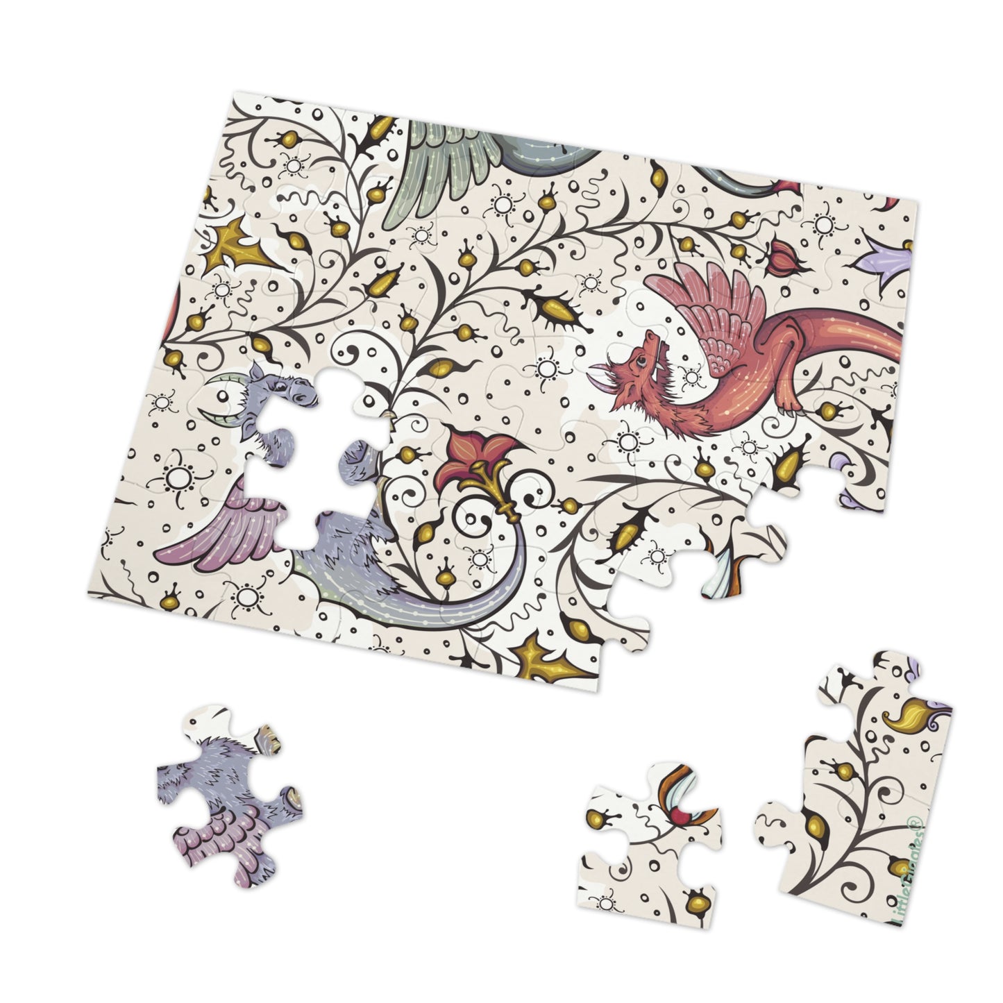 Kids Educational Jigsaw Puzzle with Tin
