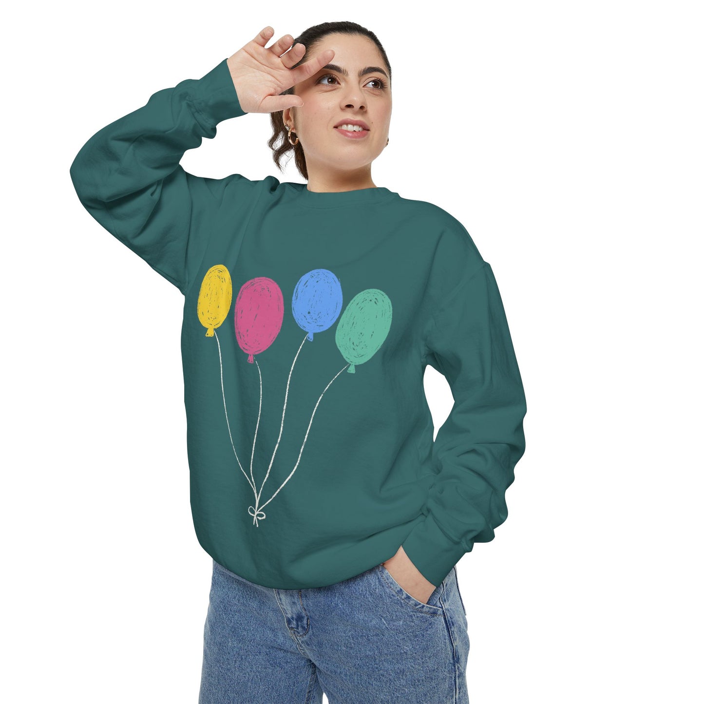 Colorful Balloon Design Unisex Sweatshirt