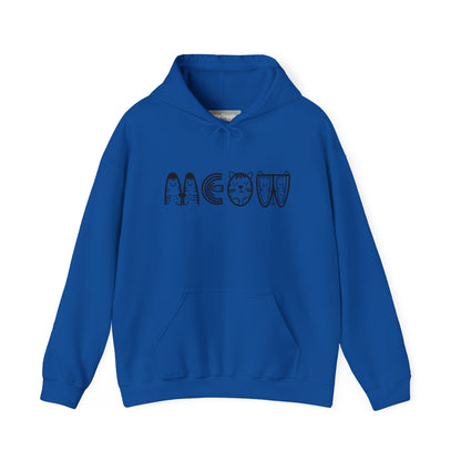 Cozy Meow Themed Hoodie
