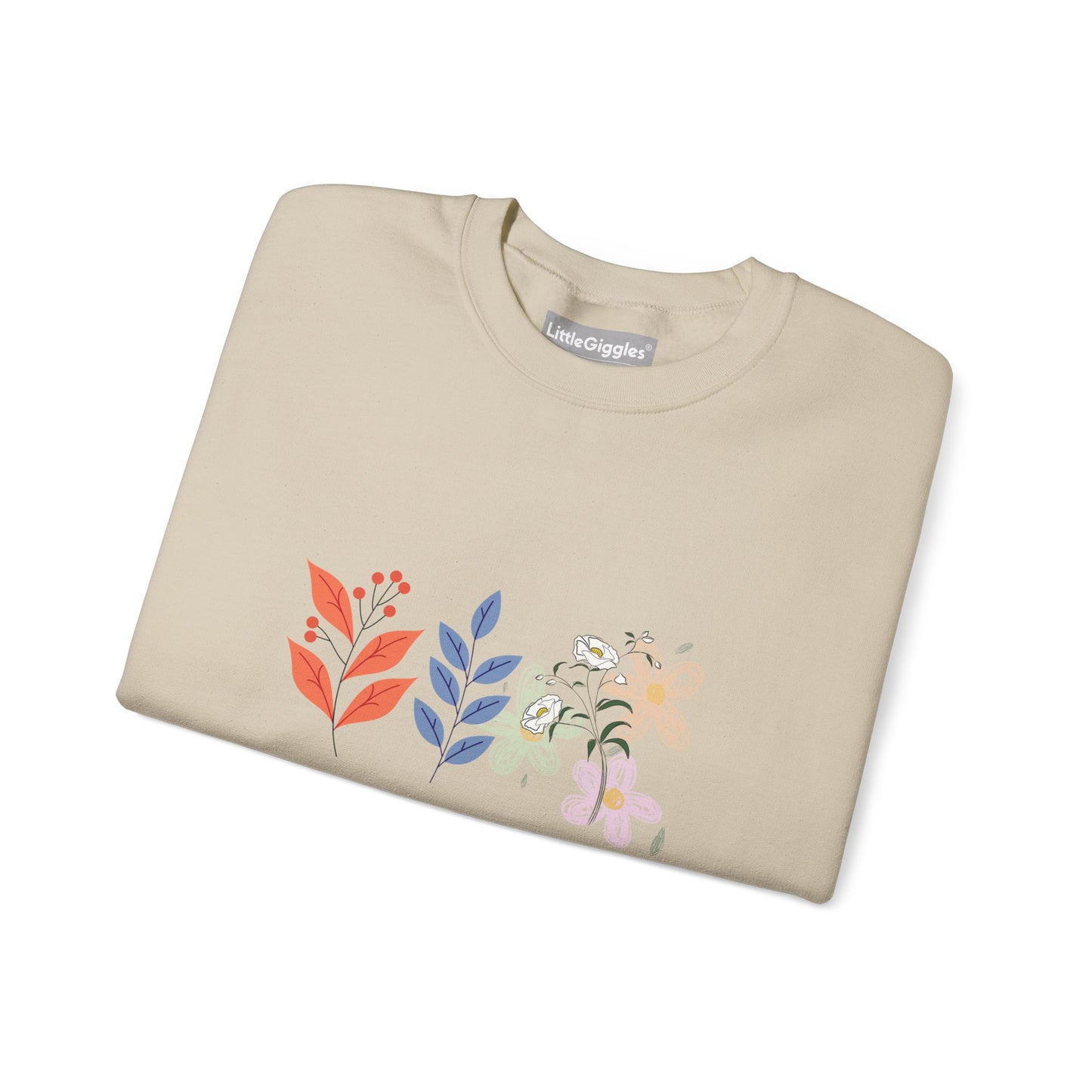 Floral Chic Artisanal Sweatshirt