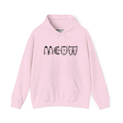 Cozy Meow Themed Hoodie