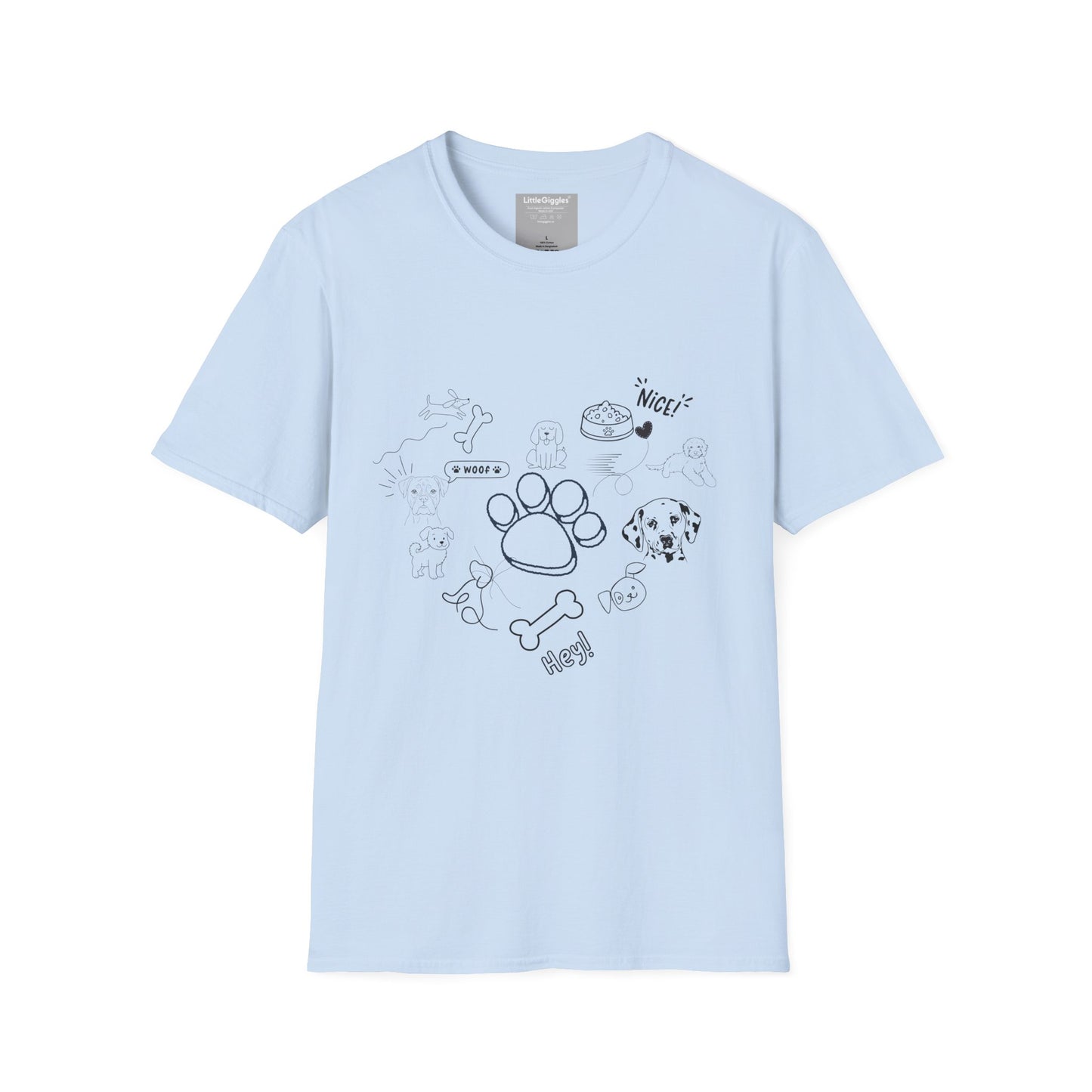 Playful Pet-Themed Unisex T-Shirt