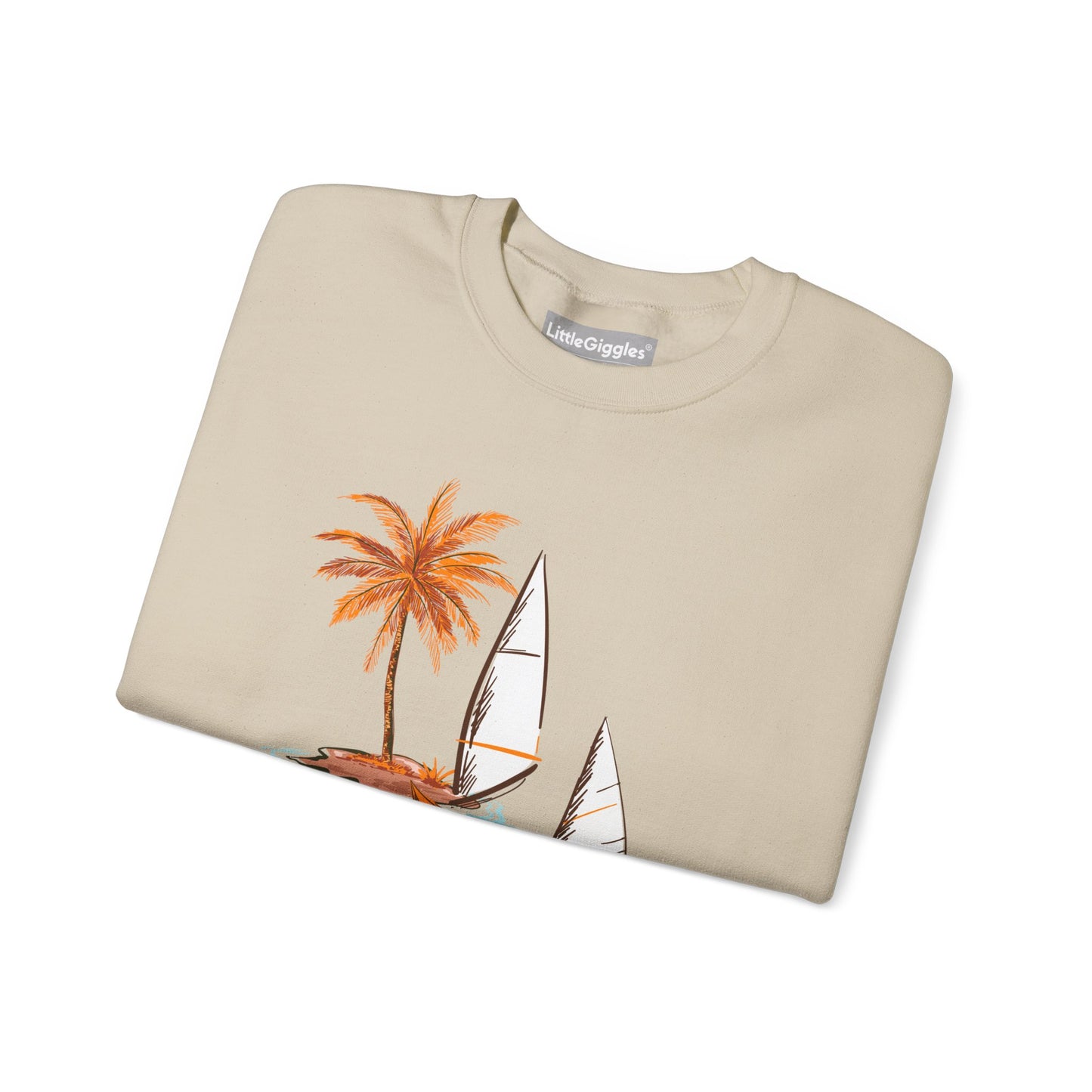 Tropical Chic Artisanal Sweatshirt