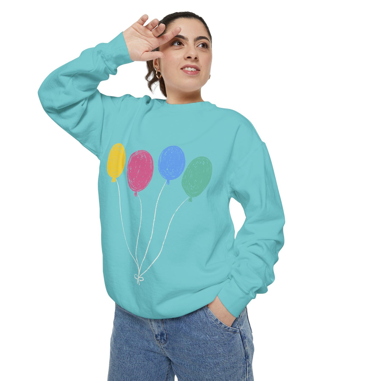 Colorful Balloon Design Unisex Sweatshirt