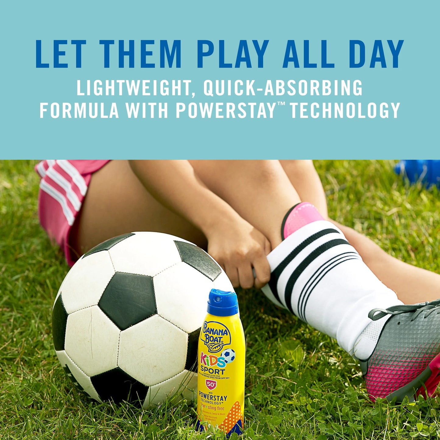 Kids Sport Sunscreen Spray Lotion SPF 50, 6Oz