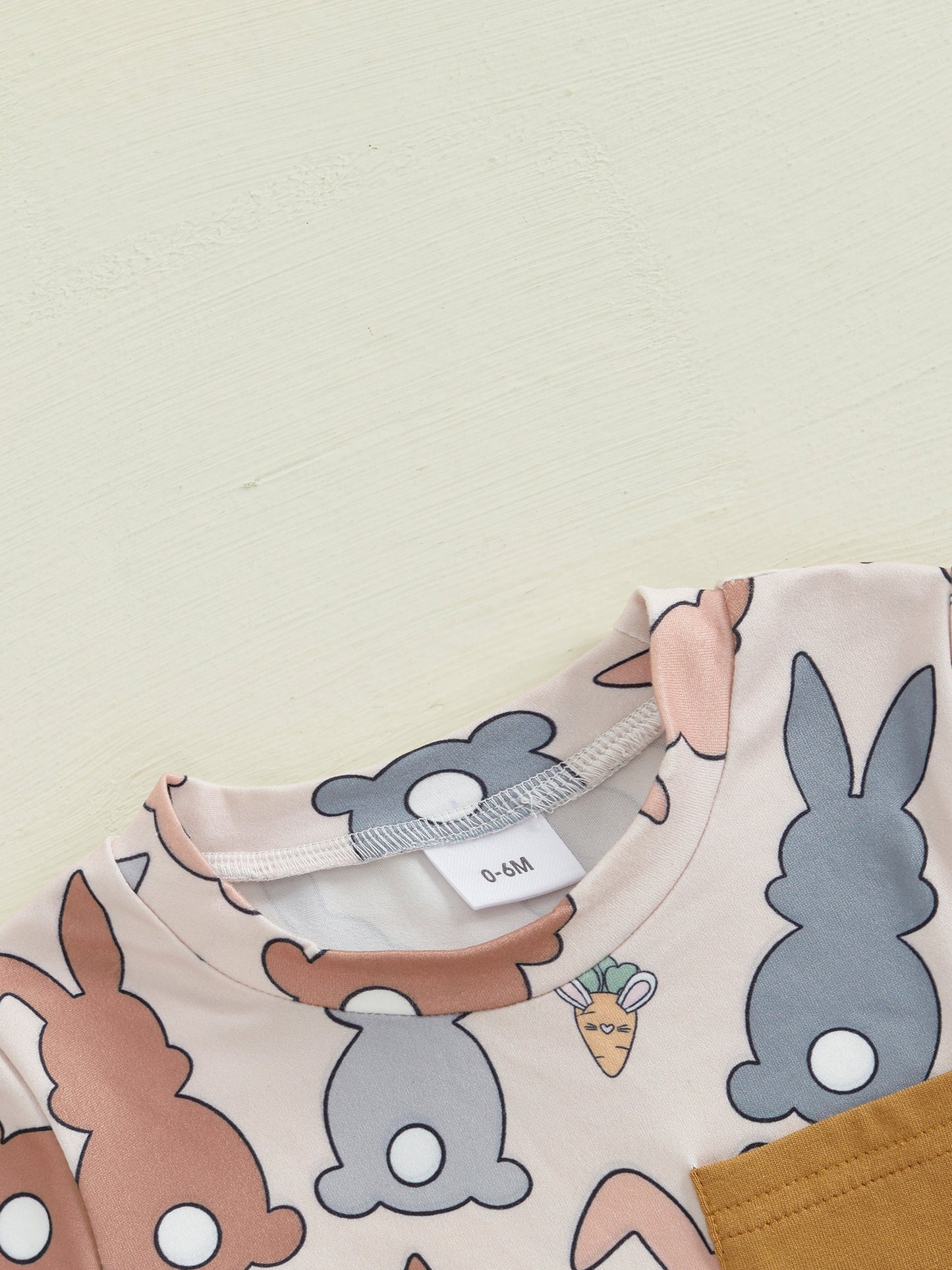 2 Piece Easter Carrot Bunny Outfits