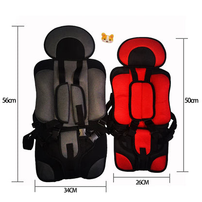 Child Safety Seat Mat Cushion Adjustable Stroller Seat Pad