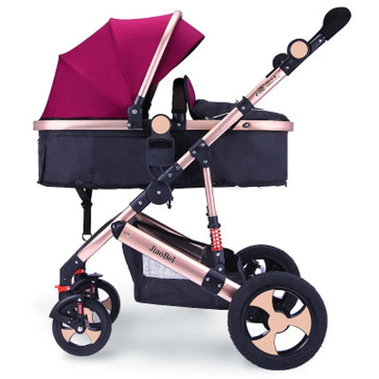 Poussette bébé 3 en 1 avec siège auto Poussette haute pour bébé
