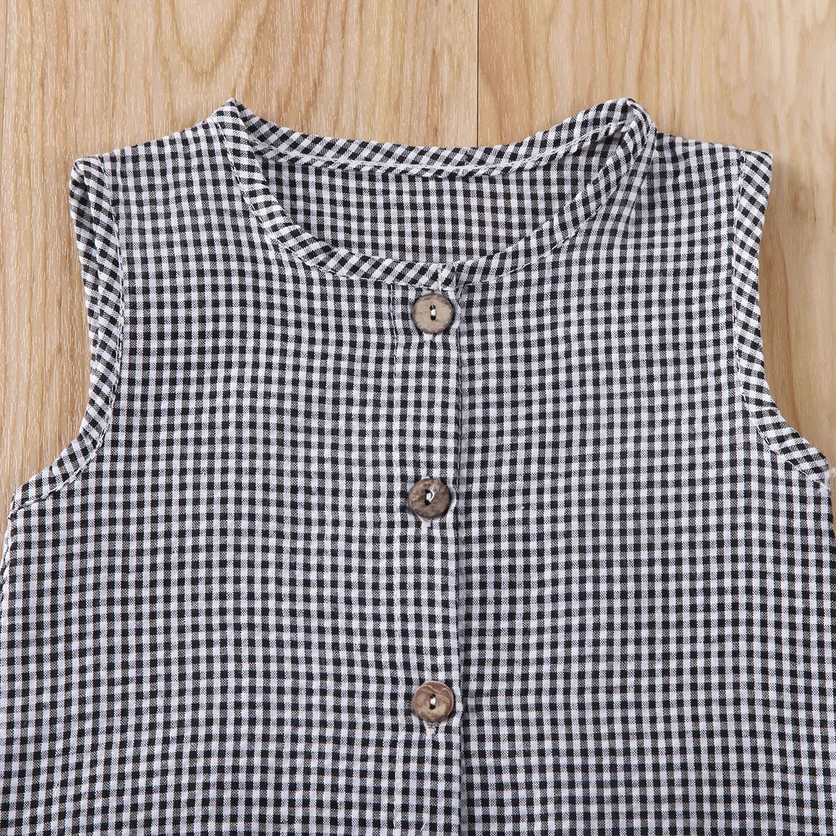 Barboteuse sans manches pour bébé 