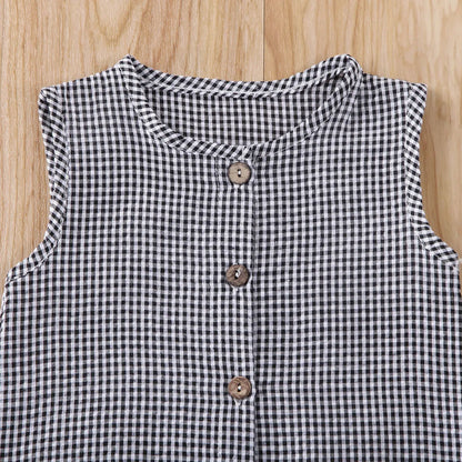 Barboteuse sans manches pour bébé 