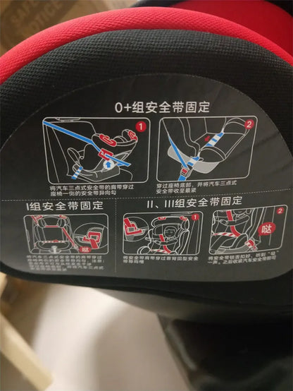Adjustable Child Car Safety Seat with ISOFIX Hard Interface