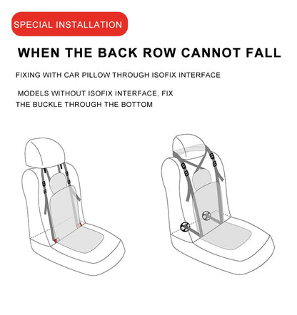Child Safety Seat Mat Cushion Adjustable Stroller Seat Pad