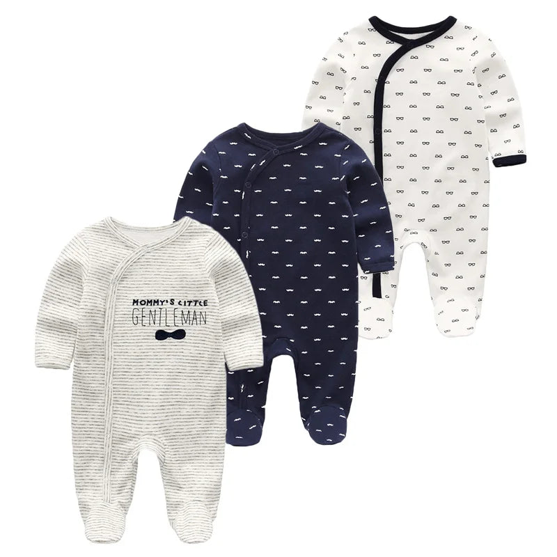 3 Pack kiddiezoom™ Long Sleeve Jumpsuits