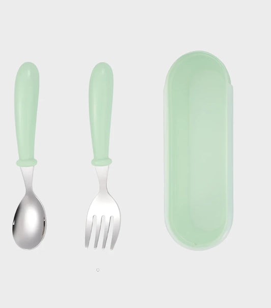 Baby Stainless Steel Spoon Fork Set