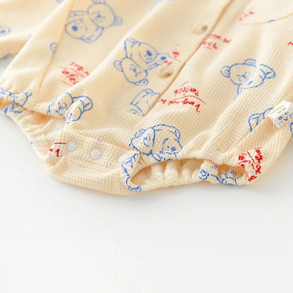 Waffle Bear Bodysuit Outwear