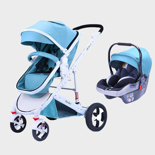 Poussette bébé 3 en 1 avec siège auto Poussette haute pour bébé