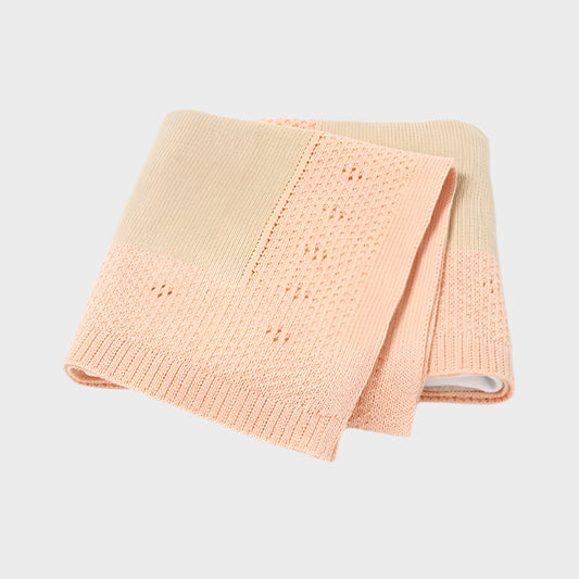 Knitted Textured Blanket