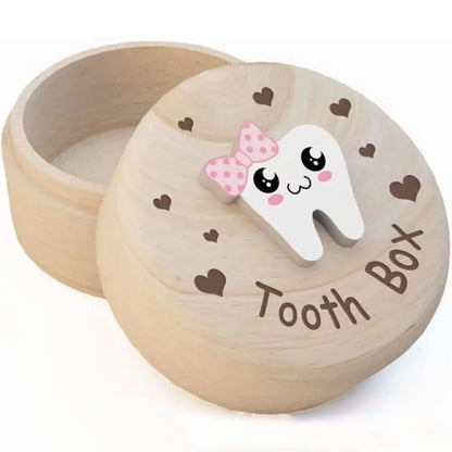 Wooden Tooth Box