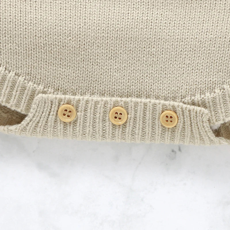 Sleeveless Knitted Romper