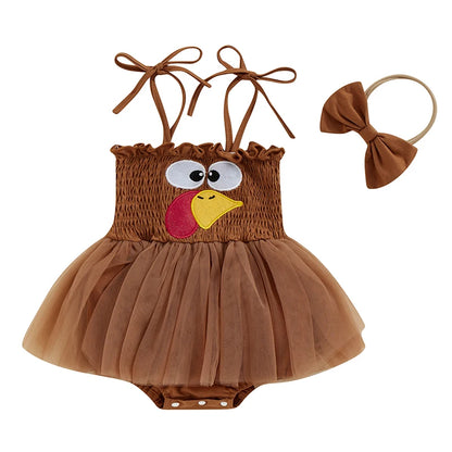 Fashion Pumpkin Romper