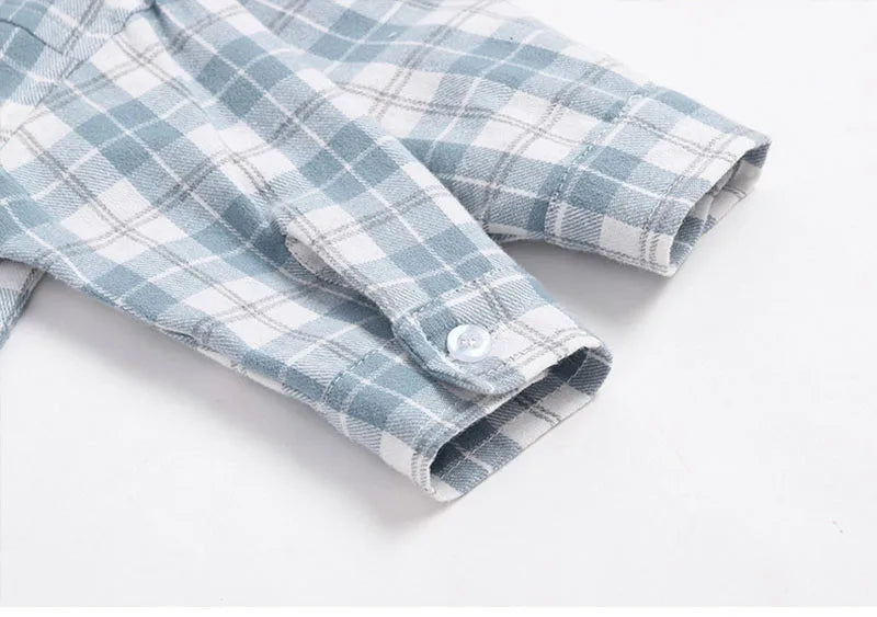 Checkered Long Sleeve Outwear