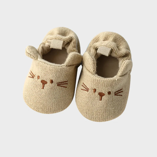Baby Walking Shoes Infant Non-Slip Breathable Slippers with Soft Rubber