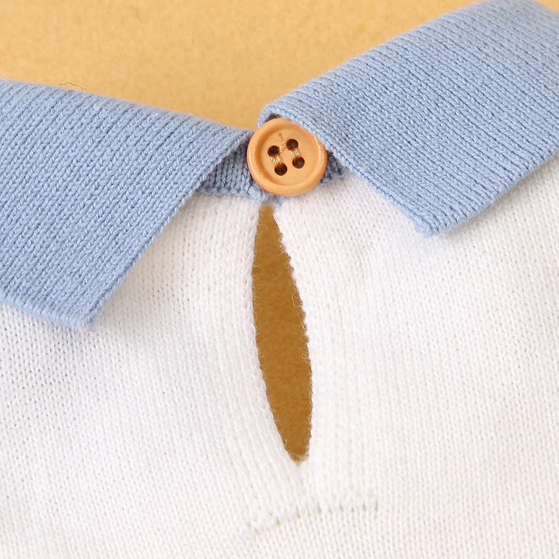 Strips Short Sleeve Romper