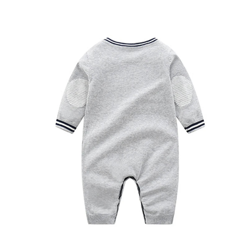 V-neck Knitted Jumpsuit