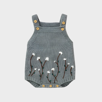 Floral Sleeveless Knitwear