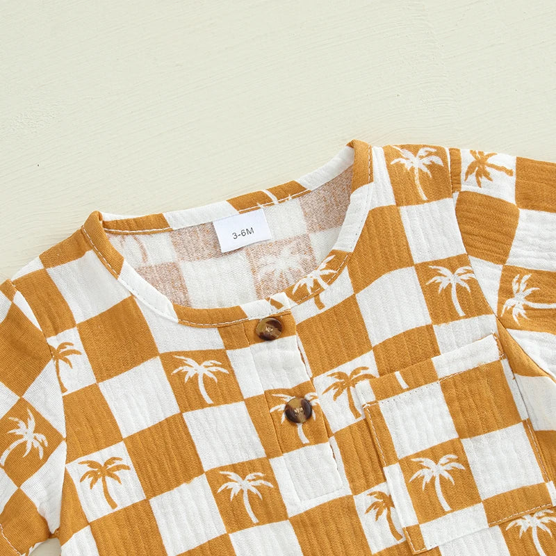 Combinaison d'arbre à carreaux Island