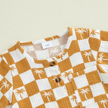 Combinaison d'arbre à carreaux Island