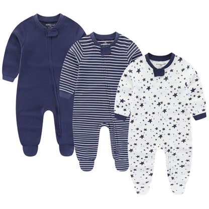 3 Pack kiddiezoom™ Long Sleeve Jumpsuits