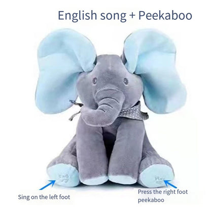 Peek A Boo Elephant Plush