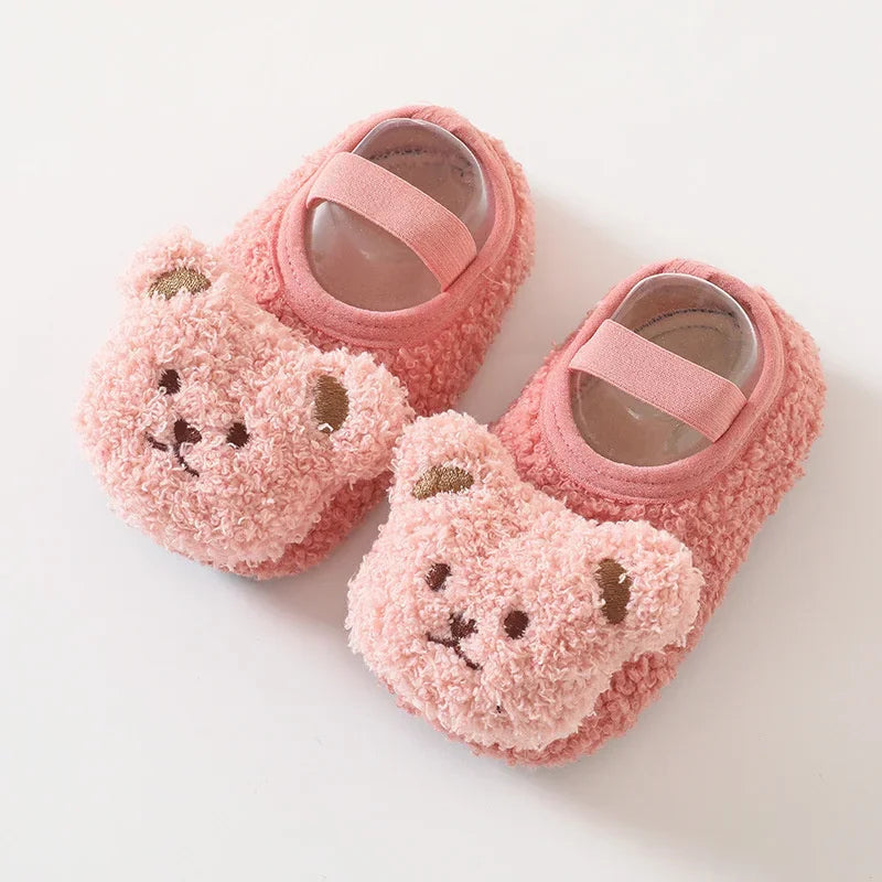 Cartoon Bear Winter Thick Warm Shoe