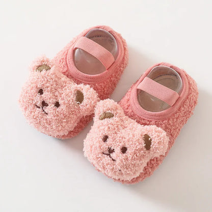Cartoon Bear Winter Thick Warm Shoe