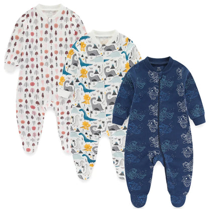 3 Pack kiddiezoom™ Long Sleeve Jumpsuits