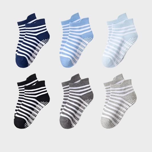6 Pack Rib Socks