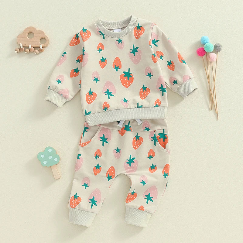 2 Piece Strawberry Outfit