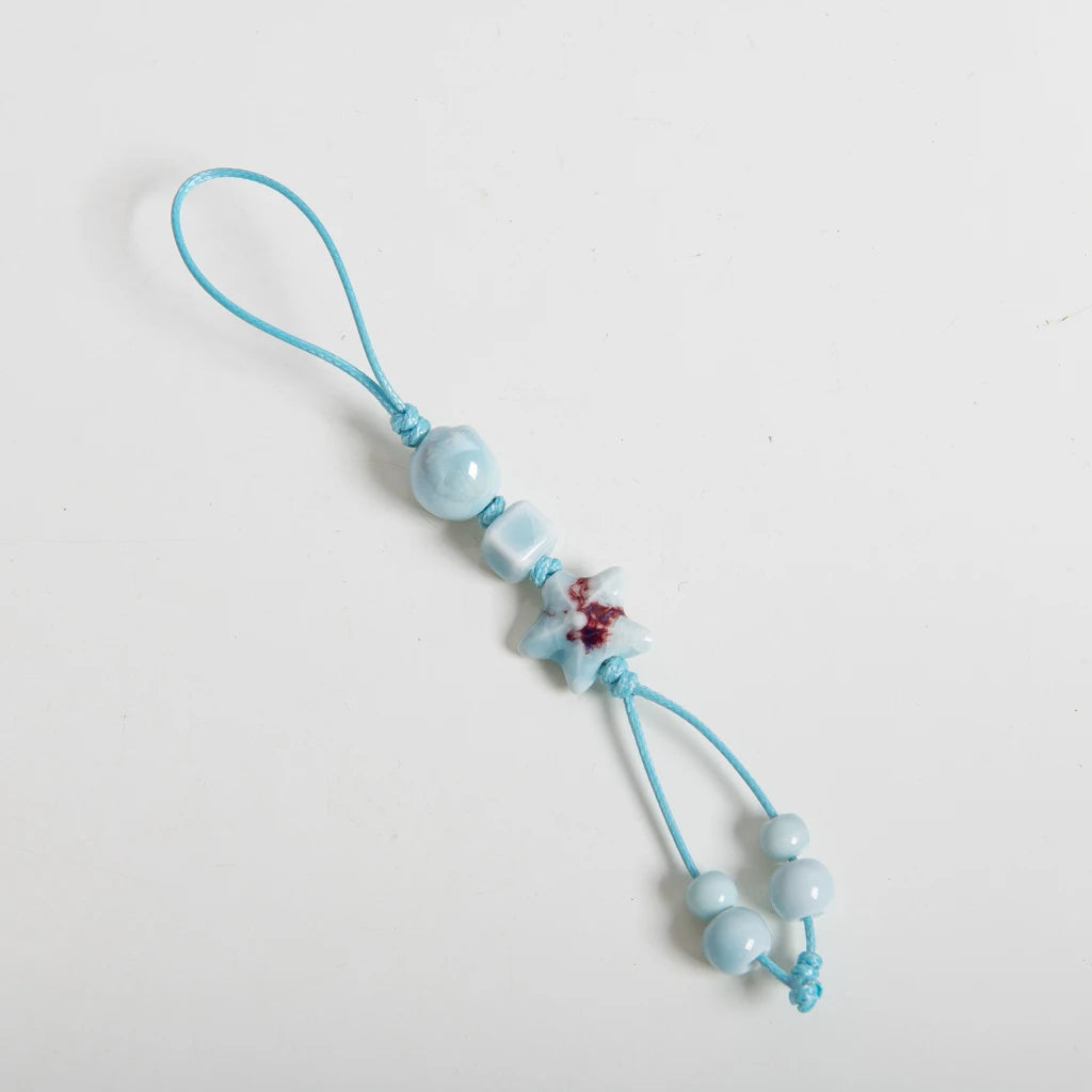 Vintage Ceramic Peach Charm