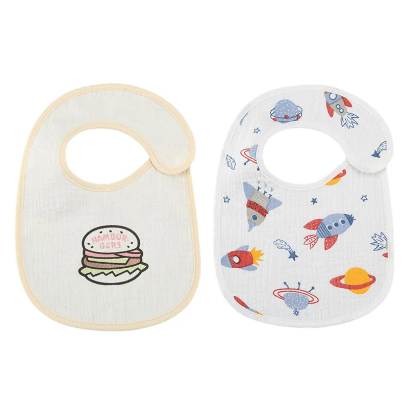 2 Piece Waterproof Bandana Bib