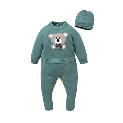 2 Piece O-neck Growsuit