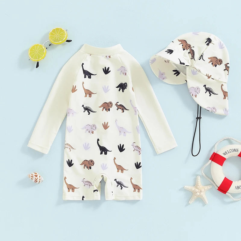 2 Piece Fauna Rush Guard Swimwear