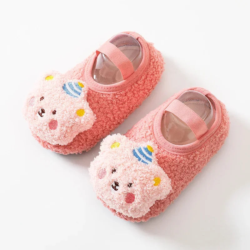 Cartoon Bear Winter Thick Warm Shoe