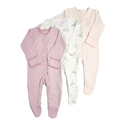 3 Pieces Essential Newborn Jumpsuit
