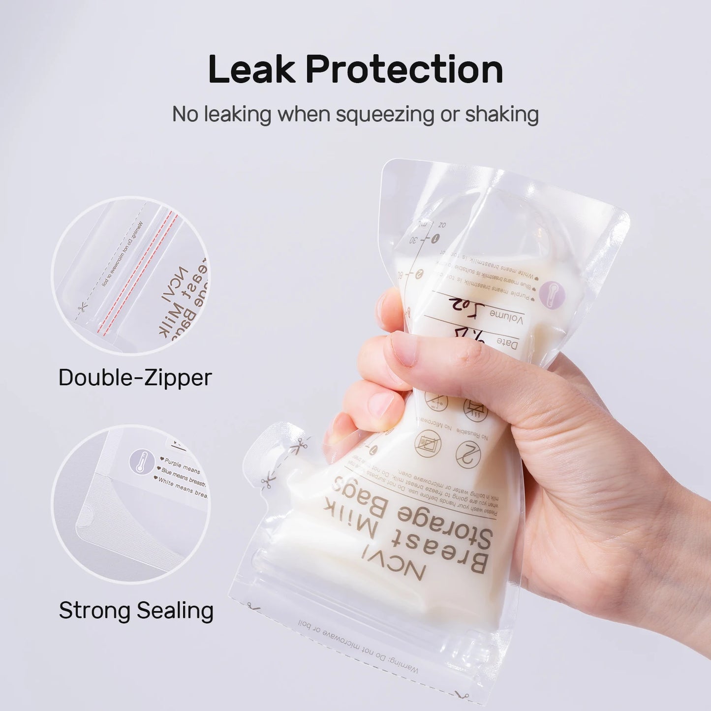 NCVI™ Breastmilk Storage Bags