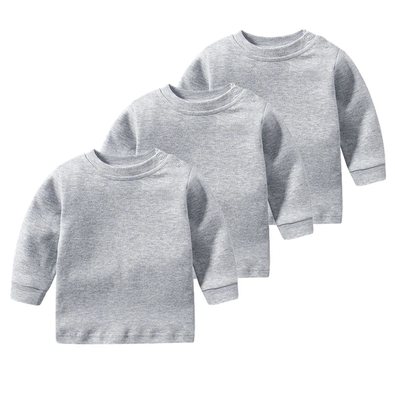 Lot de 3 t-shirts à manches longues