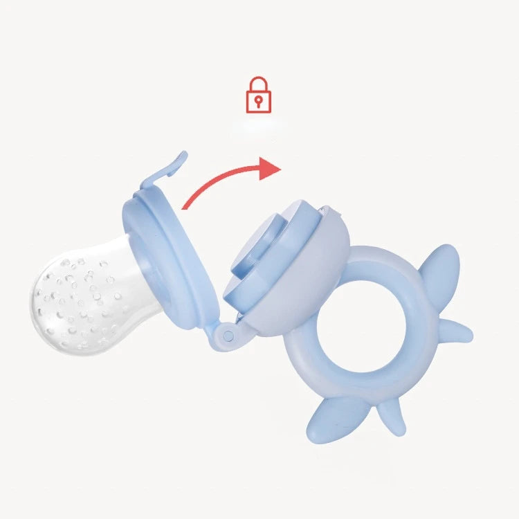 Tétine en silicone pour bébé avec alimentation aux fruits