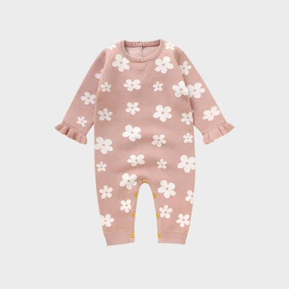 Floral Long Sleeve Jumpsuit