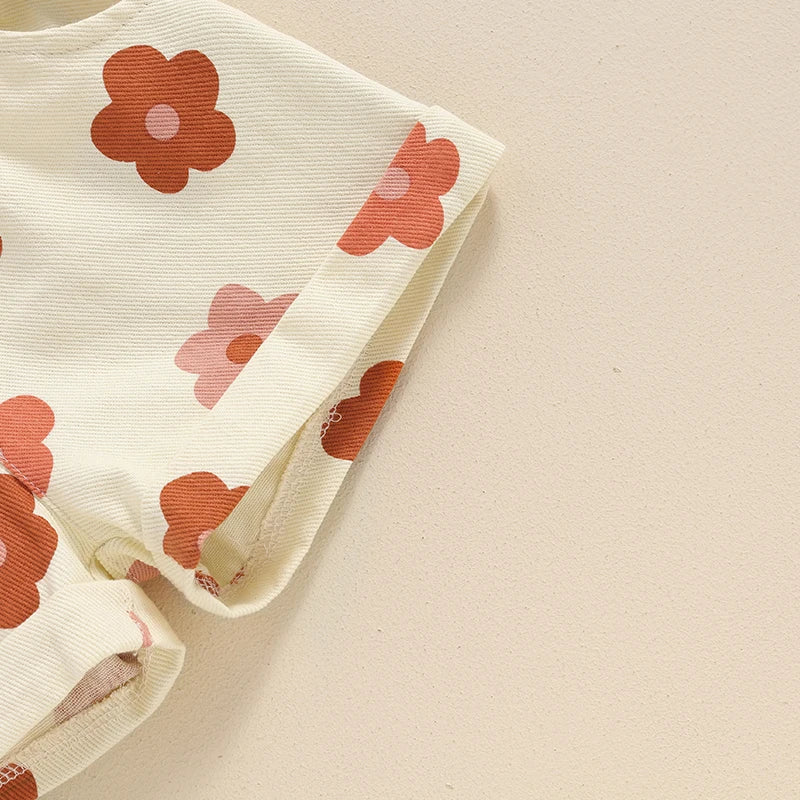 2024-04-05 Lioraitiin Short en jean d'été pour petites filles, taille élastique, imprimé floral fraise, avec poches